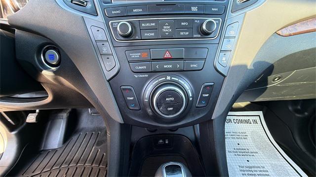 used 2017 Hyundai Santa Fe car, priced at $14,999
