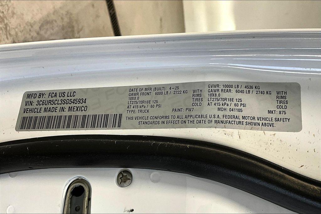 new 2025 Ram 2500 car, priced at $61,760