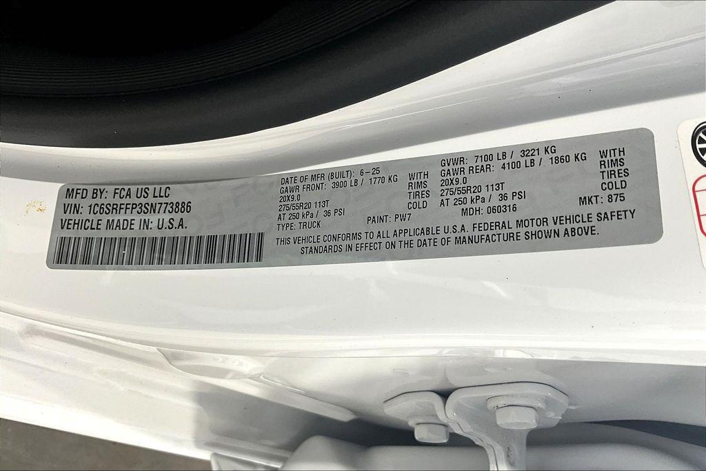 new 2025 Ram 1500 car, priced at $50,836