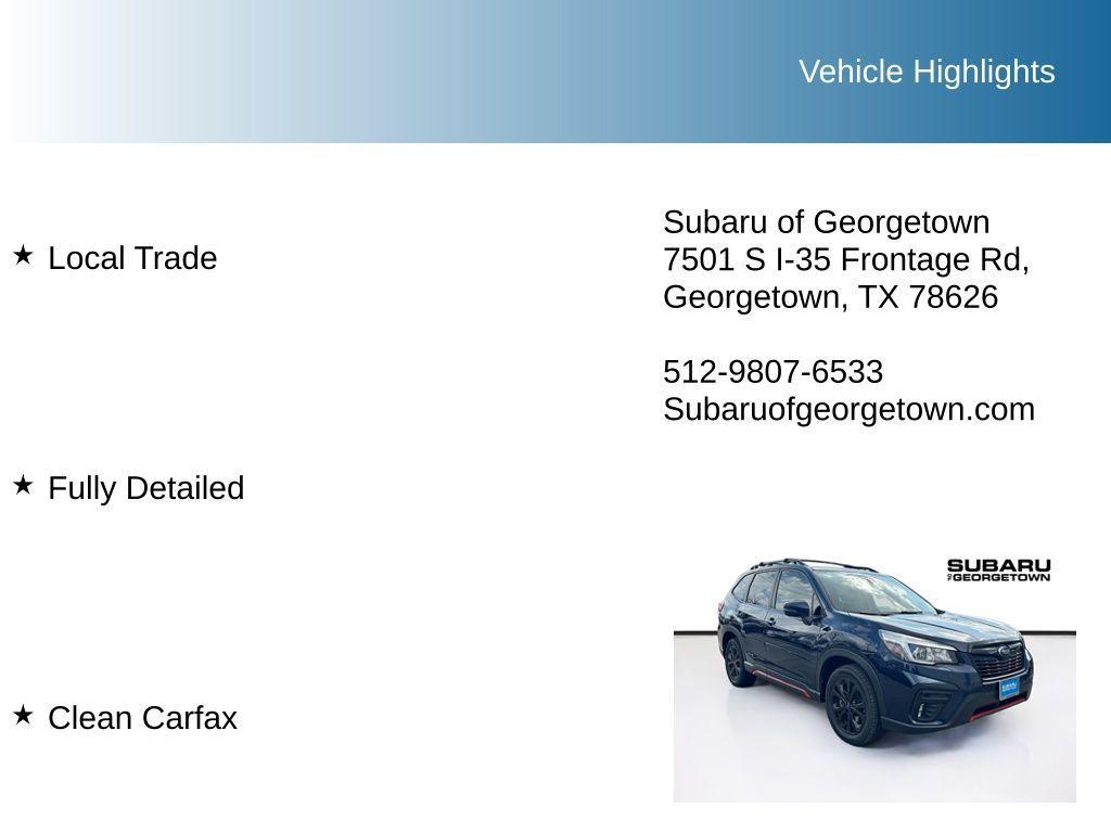 used 2019 Subaru Forester car, priced at $18,826