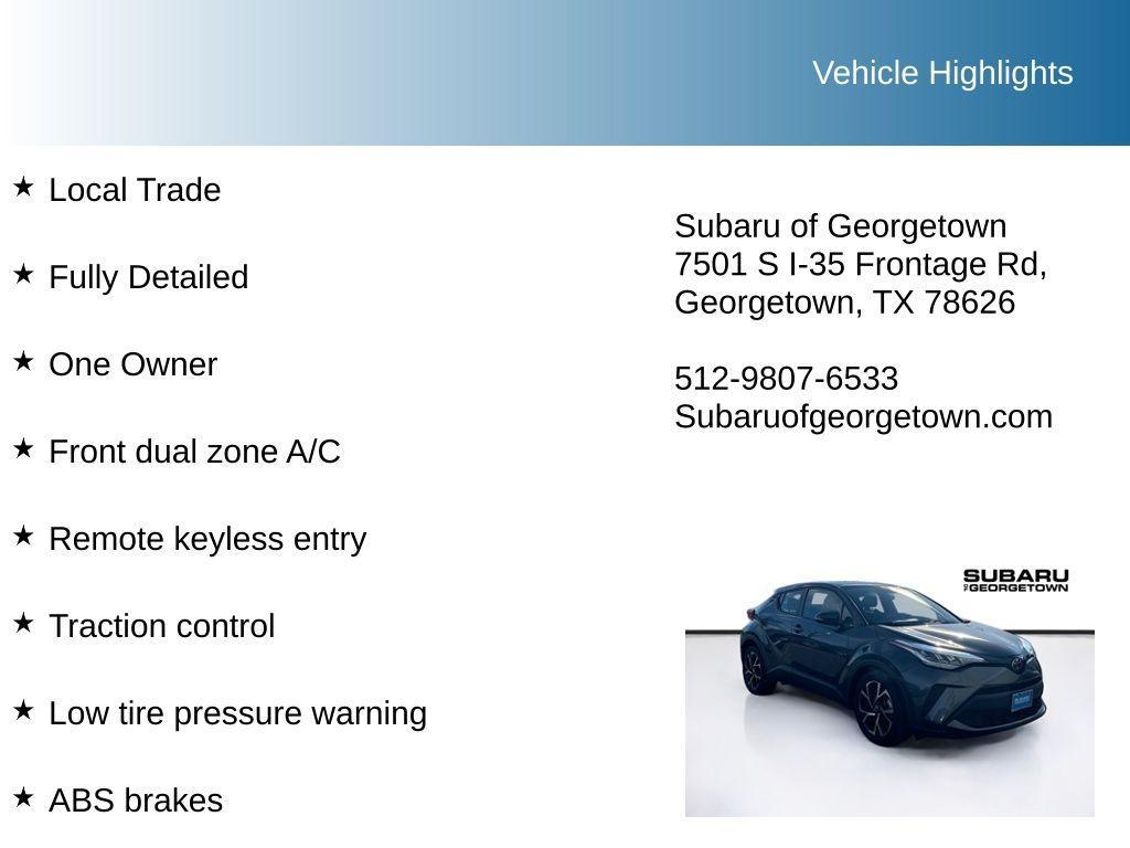 used 2021 Toyota C-HR car, priced at $20,763