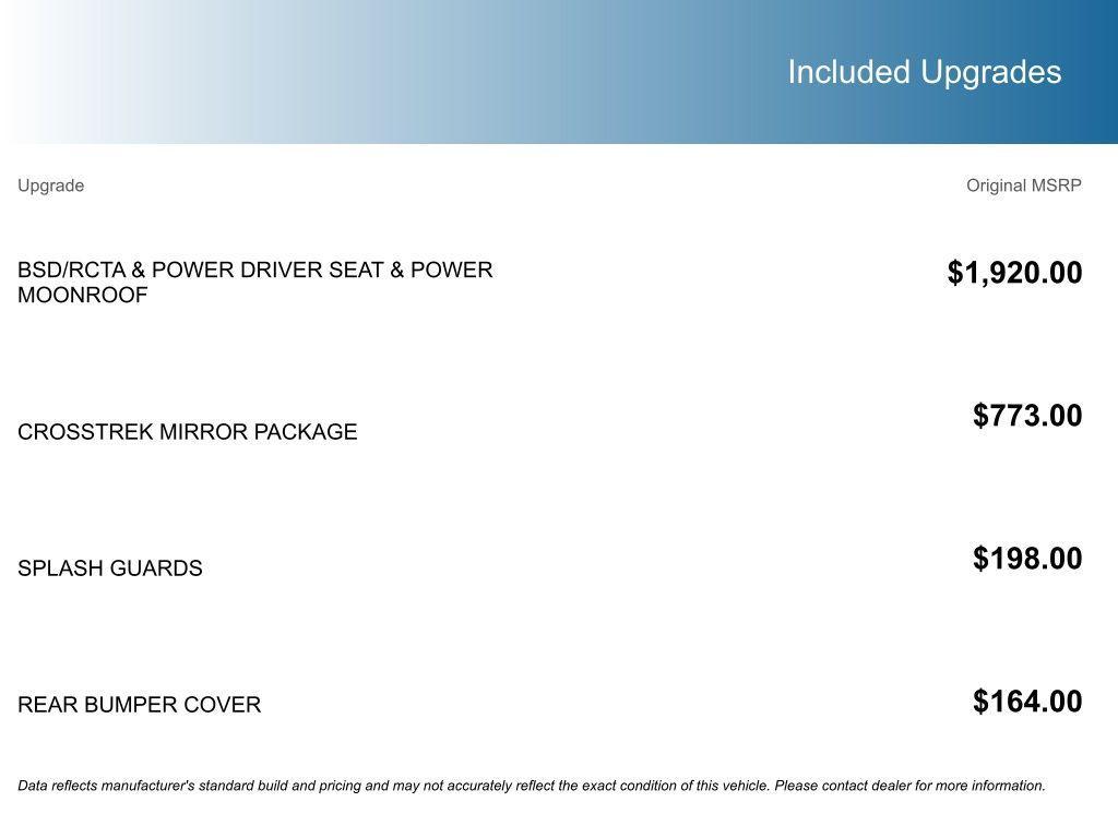 used 2025 Subaru Crosstrek car, priced at $30,768