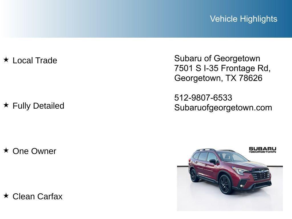 used 2025 Subaru Ascent car, priced at $39,878