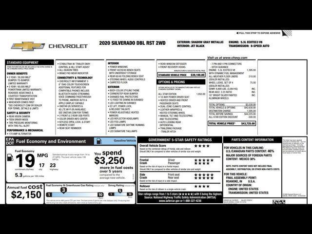 used 2020 Chevrolet Silverado 1500 car, priced at $27,995