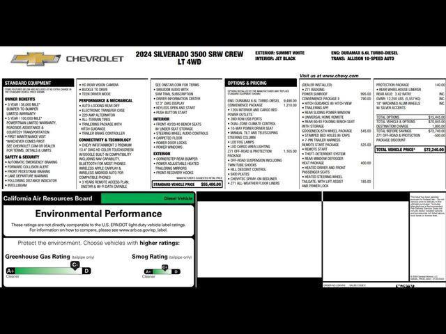 used 2024 Chevrolet Silverado 3500 car, priced at $56,495