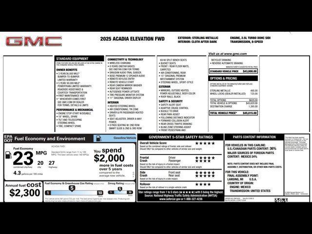 used 2025 Buick Enclave car, priced at $49,990