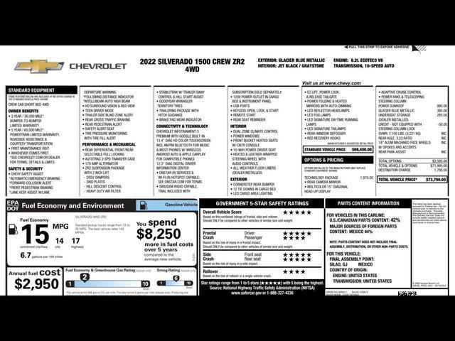 used 2022 Chevrolet Silverado 1500 car, priced at $45,495