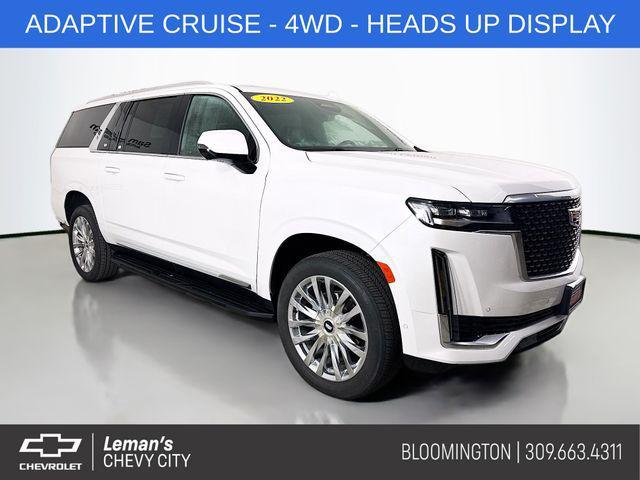 used 2022 Cadillac Escalade ESV car, priced at $61,490
