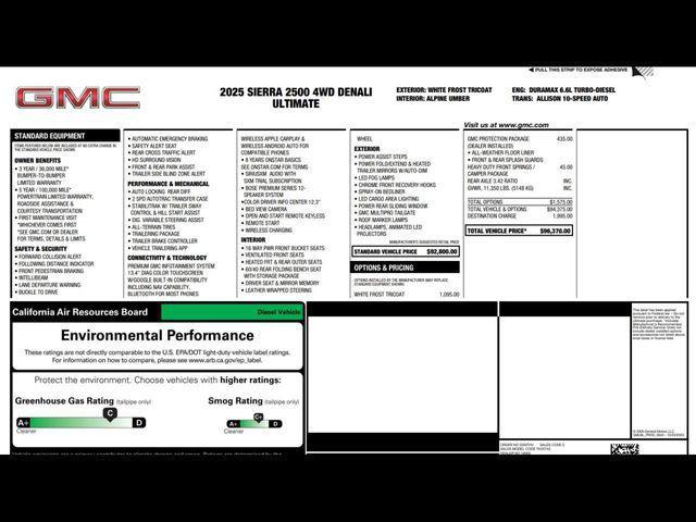used 2025 GMC Sierra 2500 car, priced at $81,990