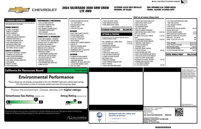 used 2024 Chevrolet Silverado 3500 car, priced at $62,490