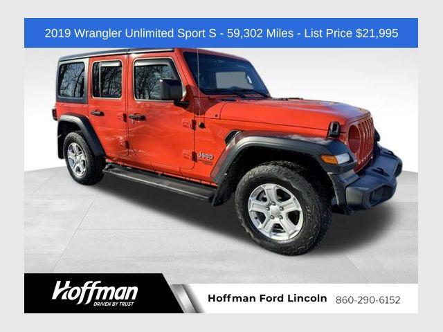 used 2019 Jeep Wrangler Unlimited car, priced at $21,995