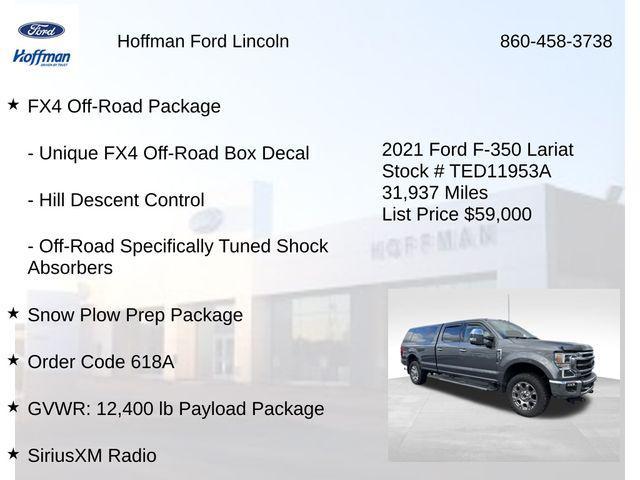 used 2021 Ford F-350 car, priced at $59,000