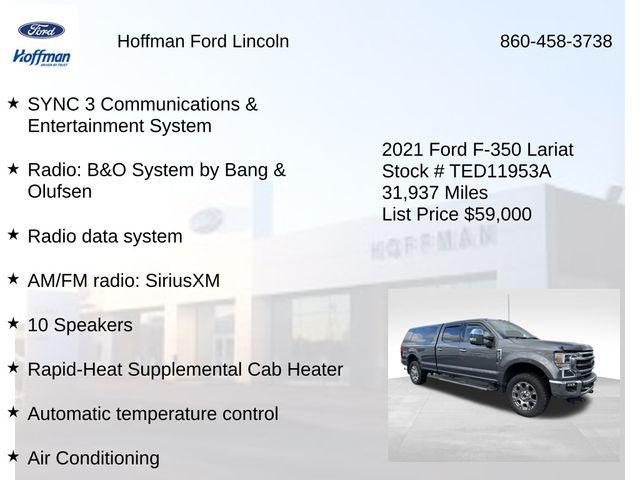 used 2021 Ford F-350 car, priced at $59,000