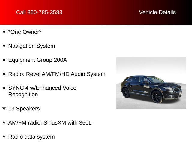 used 2021 Lincoln Nautilus car, priced at $24,000