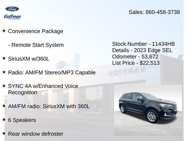 used 2023 Ford Edge car, priced at $22,513