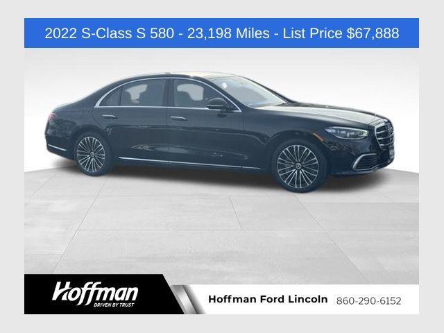 used 2022 Mercedes-Benz S-Class car, priced at $67,888