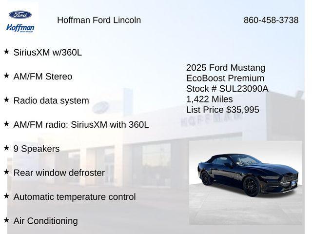 used 2025 Ford Mustang car, priced at $35,995