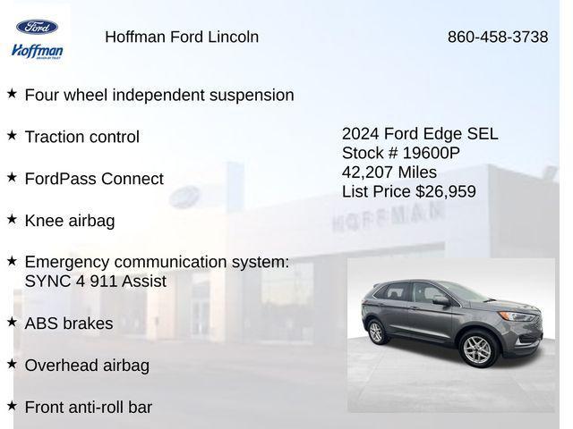 used 2024 Ford Edge car, priced at $26,898