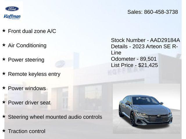 used 2023 Volkswagen Arteon car, priced at $21,425