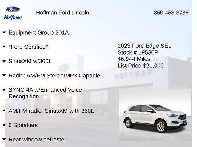 used 2023 Ford Edge car, priced at $21,000