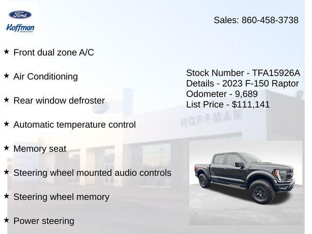 used 2023 Ford F-150 car, priced at $111,141