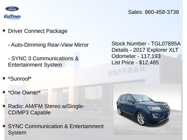 used 2017 Ford Explorer car, priced at $13,278