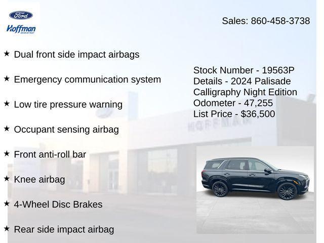 used 2024 Hyundai Palisade car, priced at $36,500