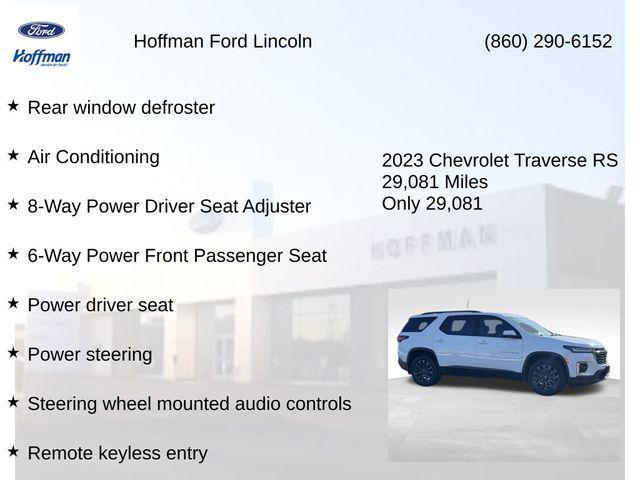 used 2023 Chevrolet Traverse car, priced at $34,663