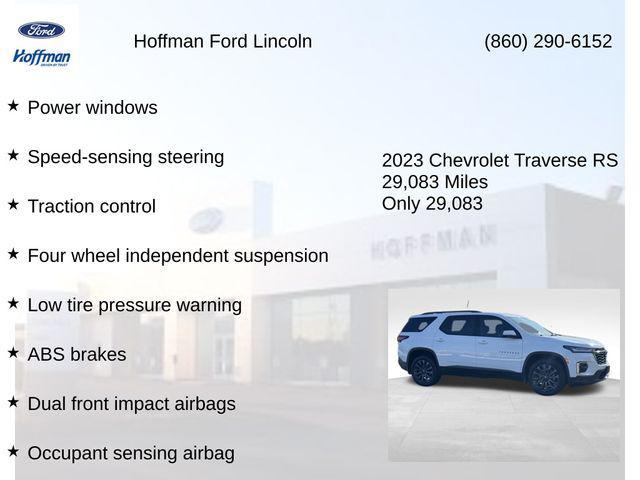used 2023 Chevrolet Traverse car, priced at $33,900