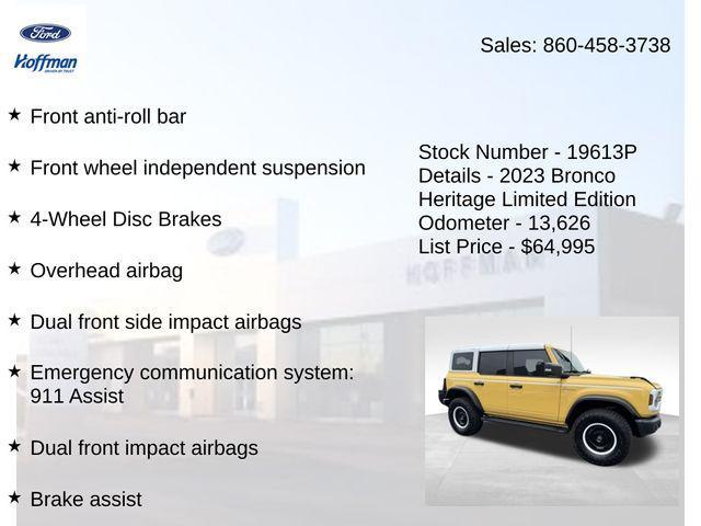 used 2023 Ford Bronco car, priced at $66,484