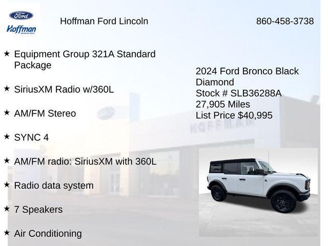 used 2024 Ford Bronco car, priced at $40,995