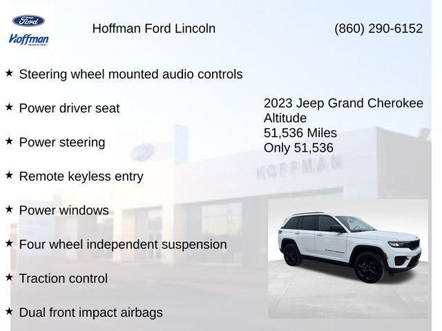 used 2023 Jeep Grand Cherokee car, priced at $27,500