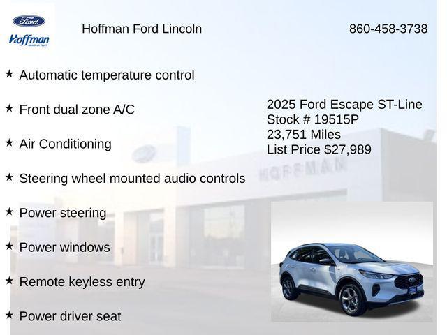 used 2025 Ford Escape car, priced at $27,989