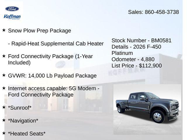 used 2026 Ford F-450 car, priced at $112,900