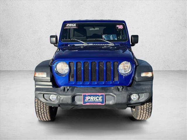 used 2018 Jeep Wrangler Unlimited car, priced at $19,998