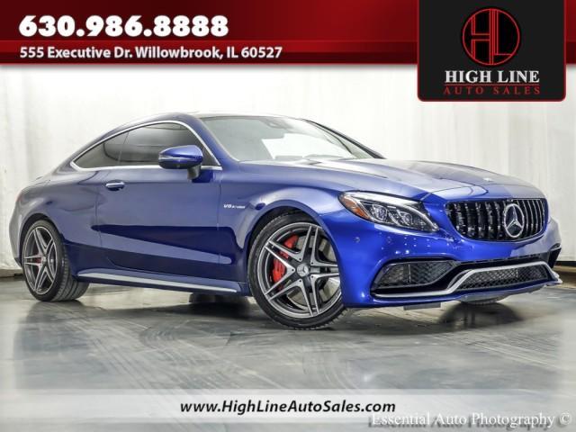 used 2018 Mercedes-Benz AMG C 63 car, priced at $42,995