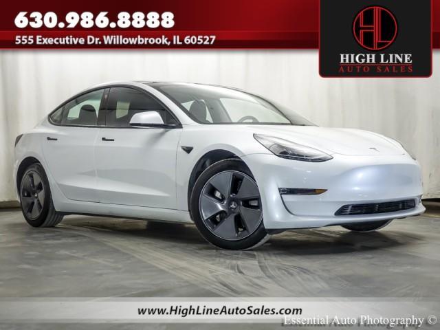 used 2023 Tesla Model 3 car, priced at $21,995