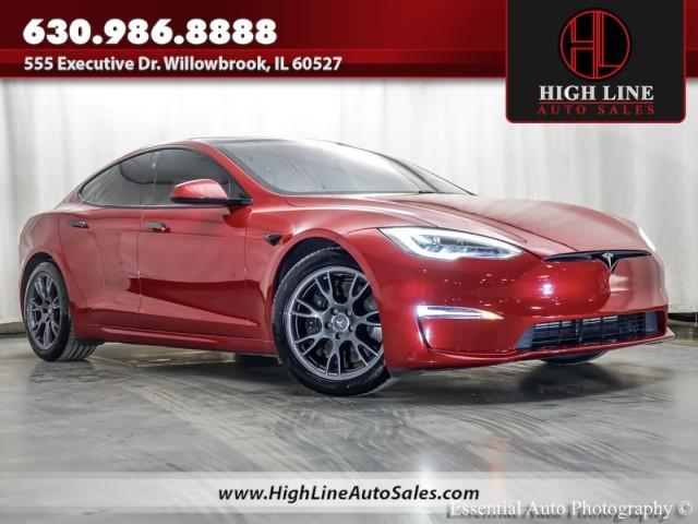 used 2021 Tesla Model S car, priced at $35,695