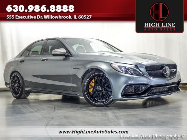 used 2018 Mercedes-Benz AMG C 63 car, priced at $29,495
