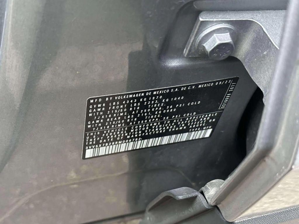 used 2024 Volkswagen Taos car, priced at $17,008