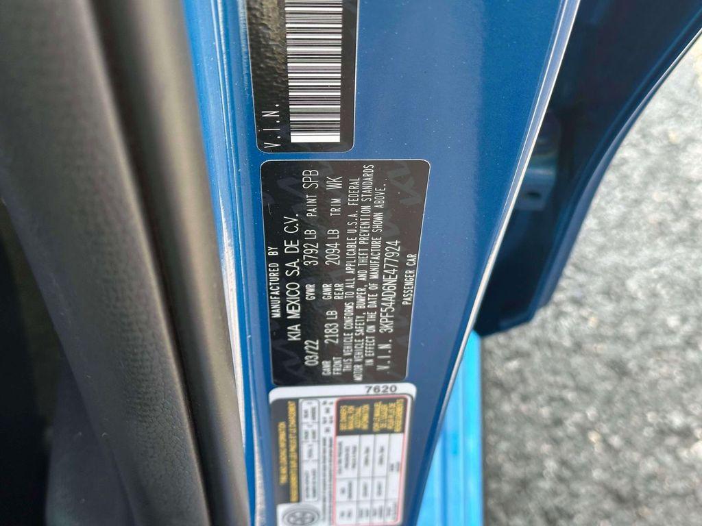 used 2022 Kia Forte car, priced at $18,939