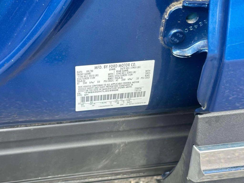 used 2020 Ford Explorer car, priced at $20,312