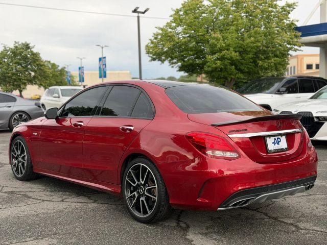 used 2018 Mercedes-Benz AMG C 43 car, priced at $27,995