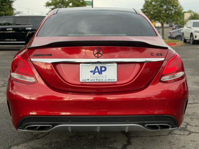 used 2018 Mercedes-Benz AMG C 43 car, priced at $27,995