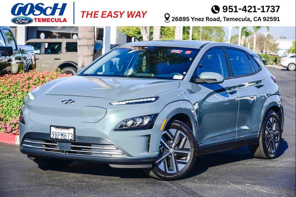 used 2022 Hyundai Kona EV car, priced at $16,499