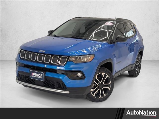 used 2022 Jeep Compass car, priced at $21,400