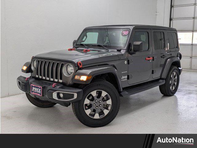 used 2018 Jeep Wrangler Unlimited car, priced at $23,900