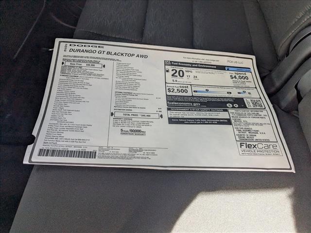 new 2026 Dodge Durango car, priced at $39,887