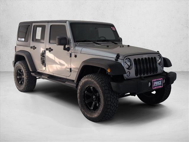 used 2018 Jeep Wrangler JK Unlimited car, priced at $20,490