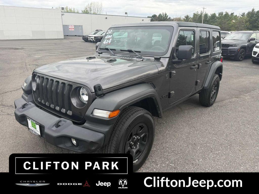 used 2022 Jeep Wrangler Unlimited car, priced at $28,960